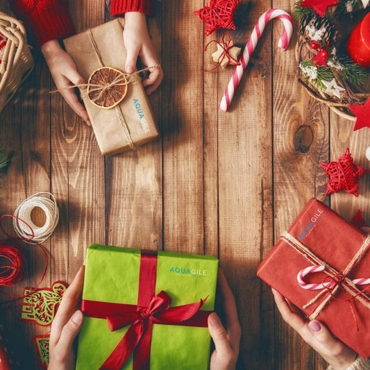 Christmas gift wrapping